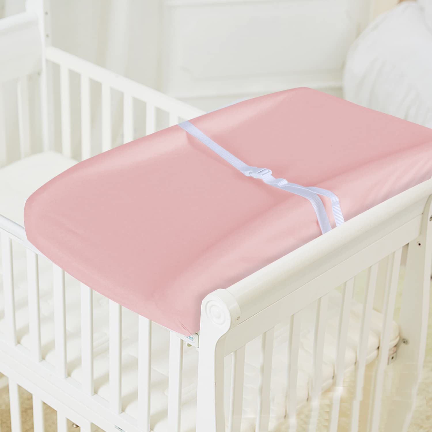 Moonsea pink changing pad cover two-pack gift-ready packaging suitable for showers