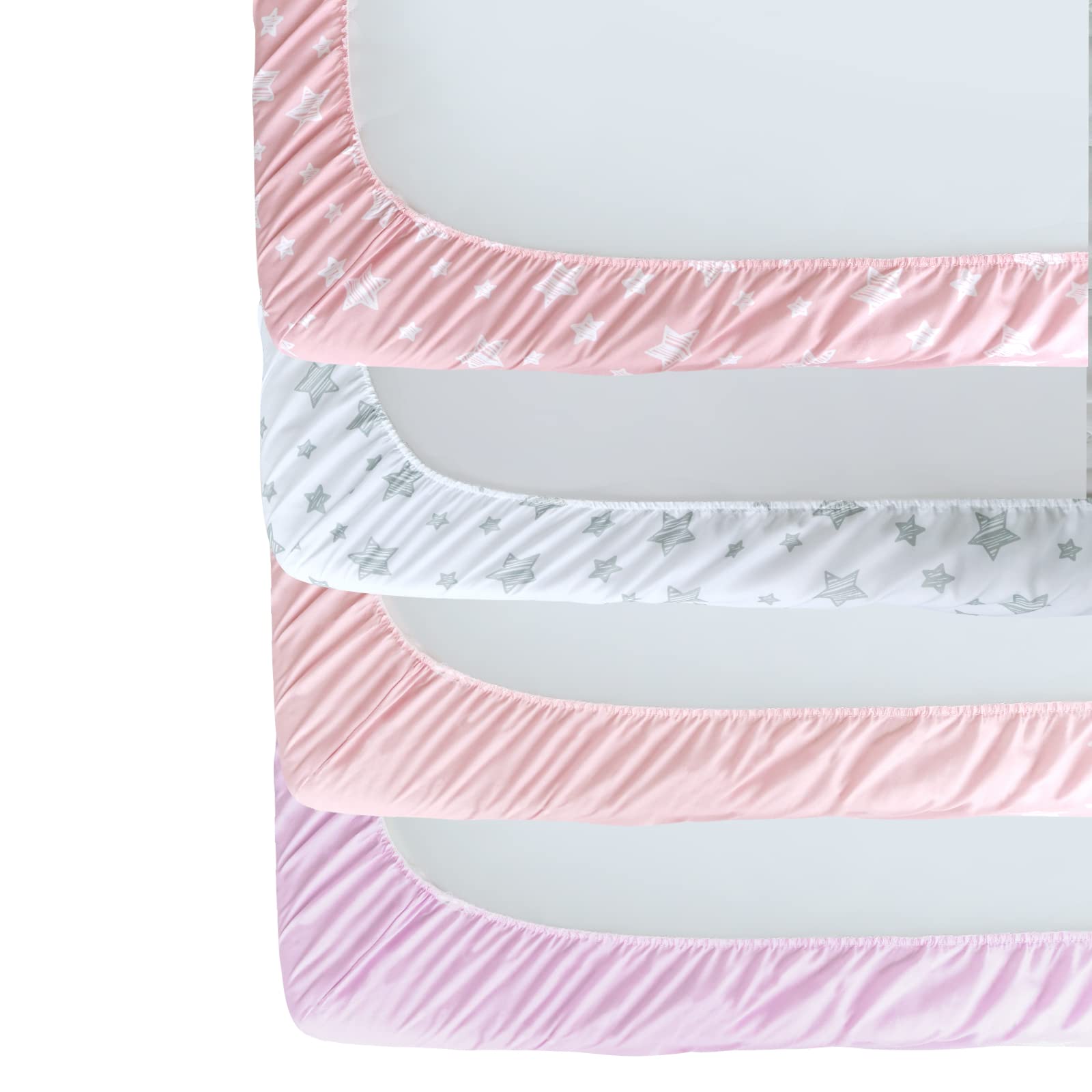 Moonsea 4-pack easy-care nursery setup with coordinated prints