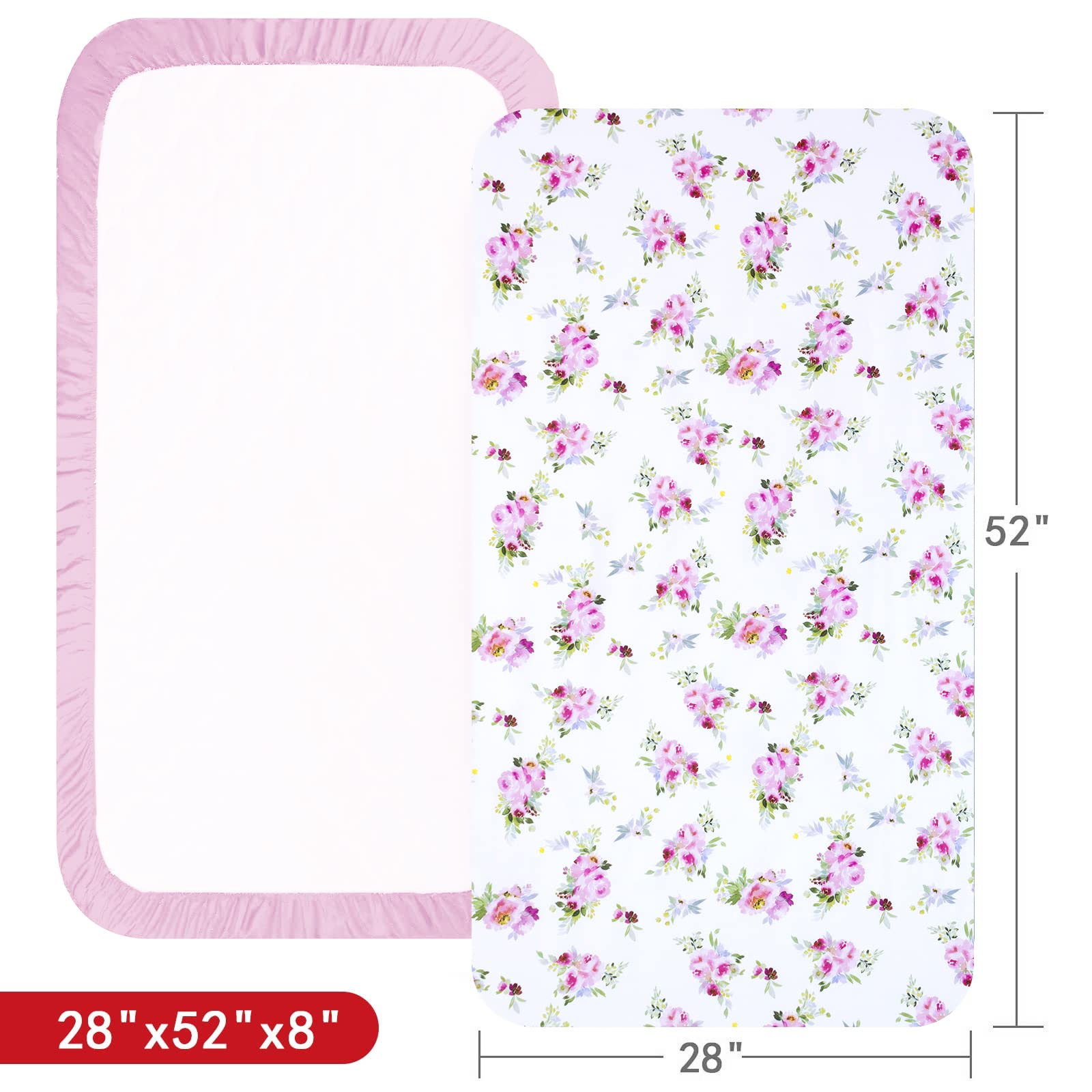 Moonsea machine-washable sheets simplify care with fade resistant colors.