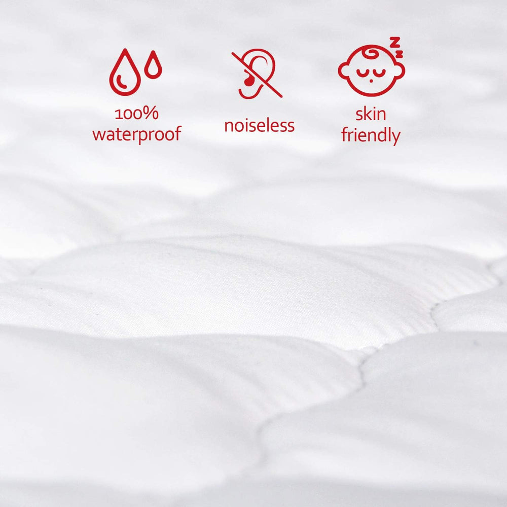 Moonsea fits 28 by 52 inch crib mattress for easy installation.