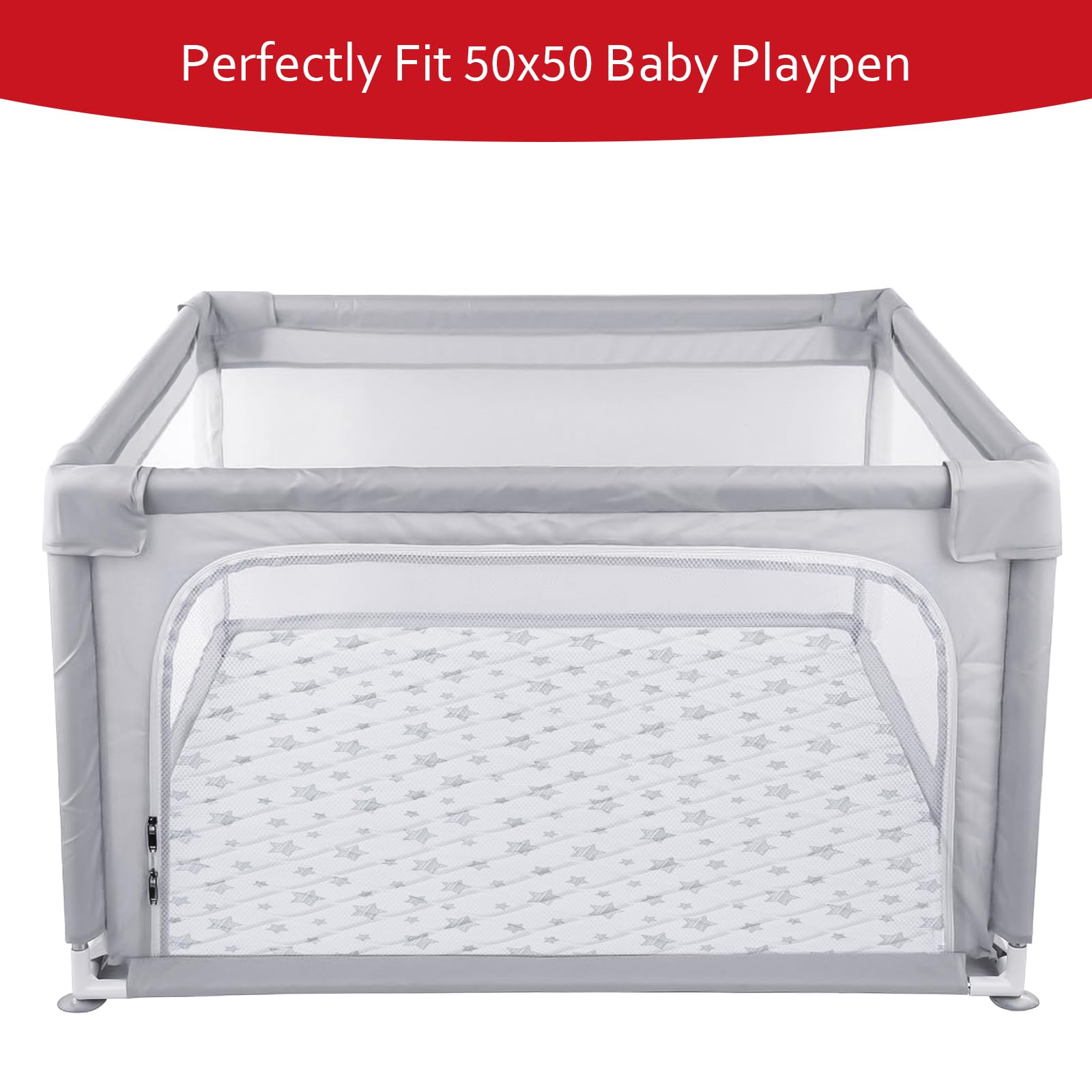 Moonsea foldable one-piece design play mat for easy storage after playtime