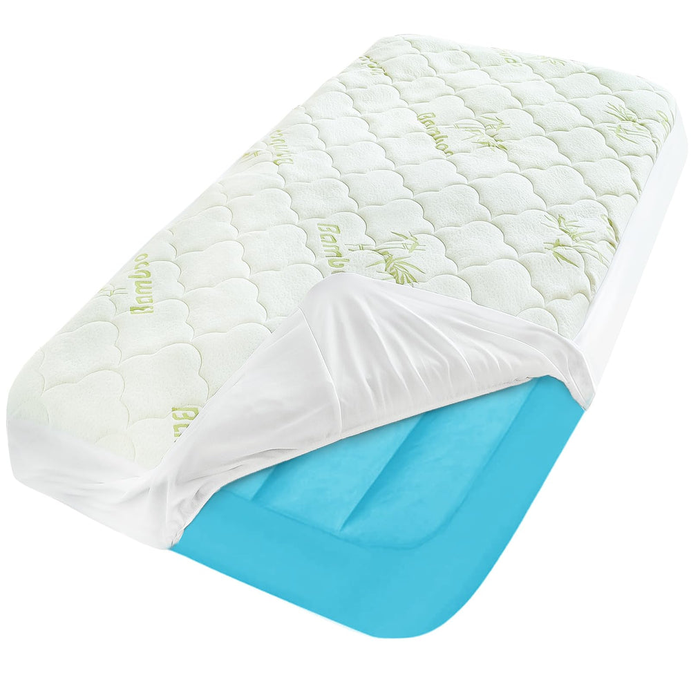 Moonsea kids air mattress protector demonstrates a precise fit with Intex Cozy Kidz.