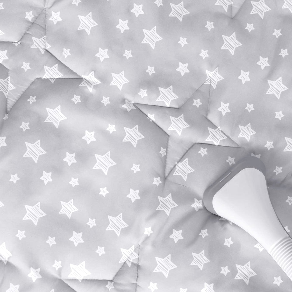 Moonsea kids nap time on mat emphasizes comfort.