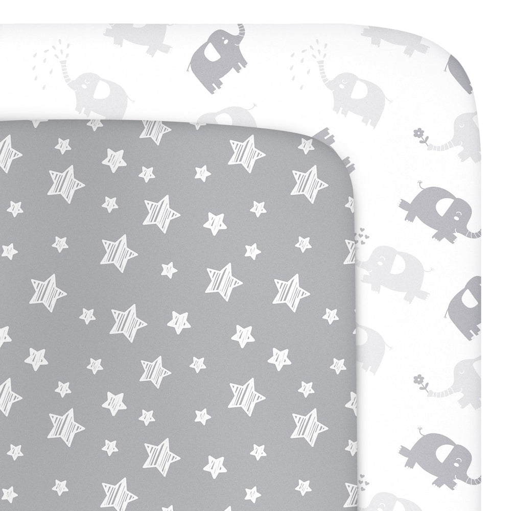 Moonsea mini crib sheets 38x24 fitted design for secure sleep