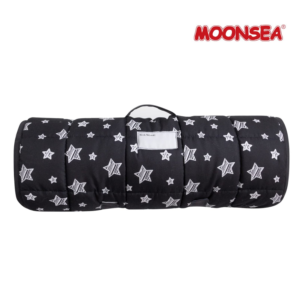 Moonsea nap mat uses BPA-free breathable fabric for daily use.