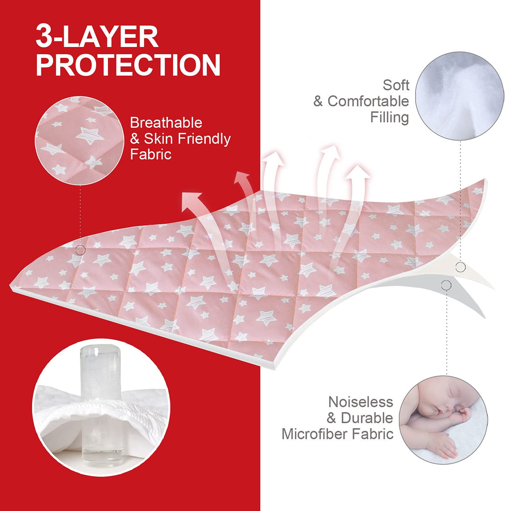 Moonsea noiseless bottom fabric prevents crinkling sounds during movement.