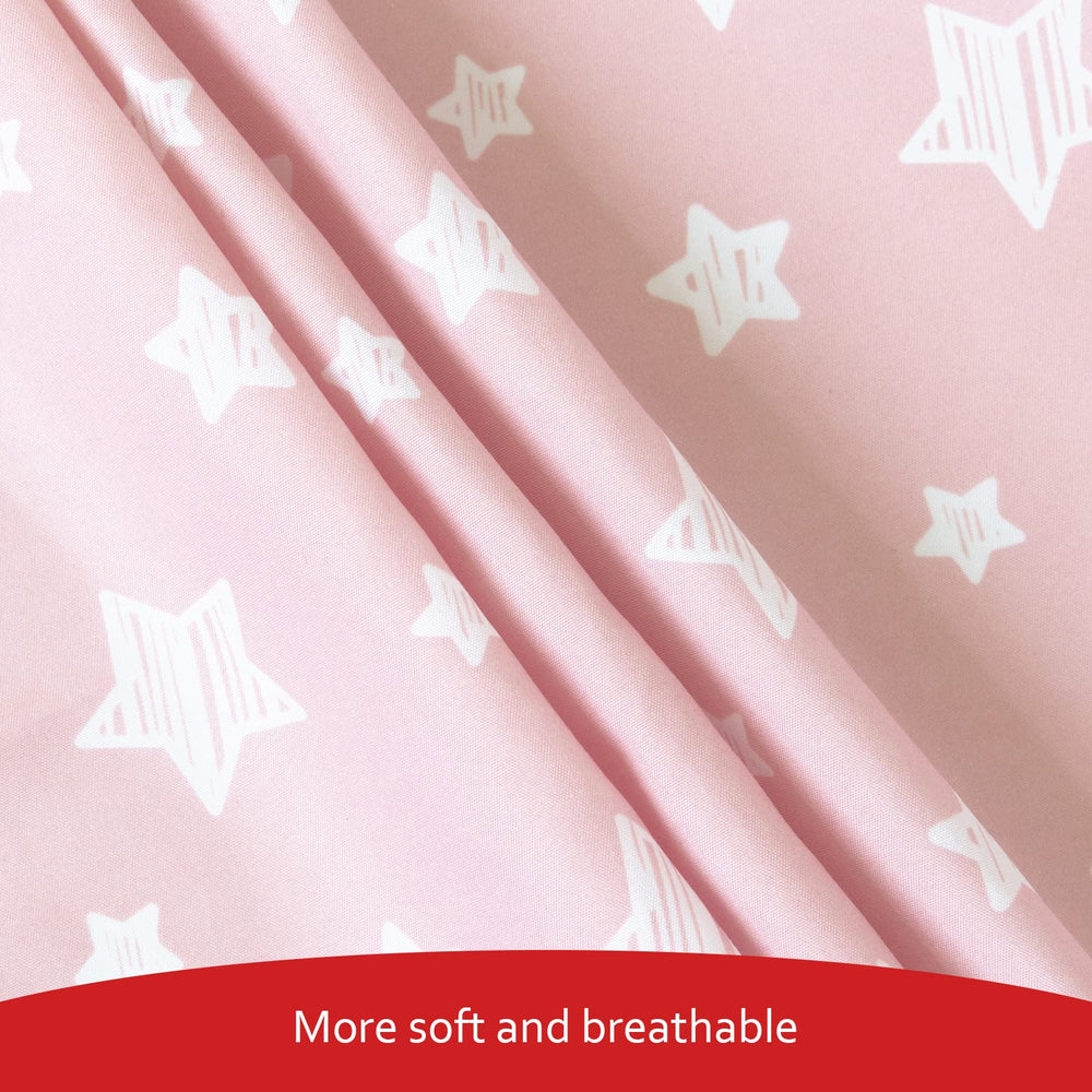 Moonsea noiseless waterproof membrane back protects the mattress quietly.