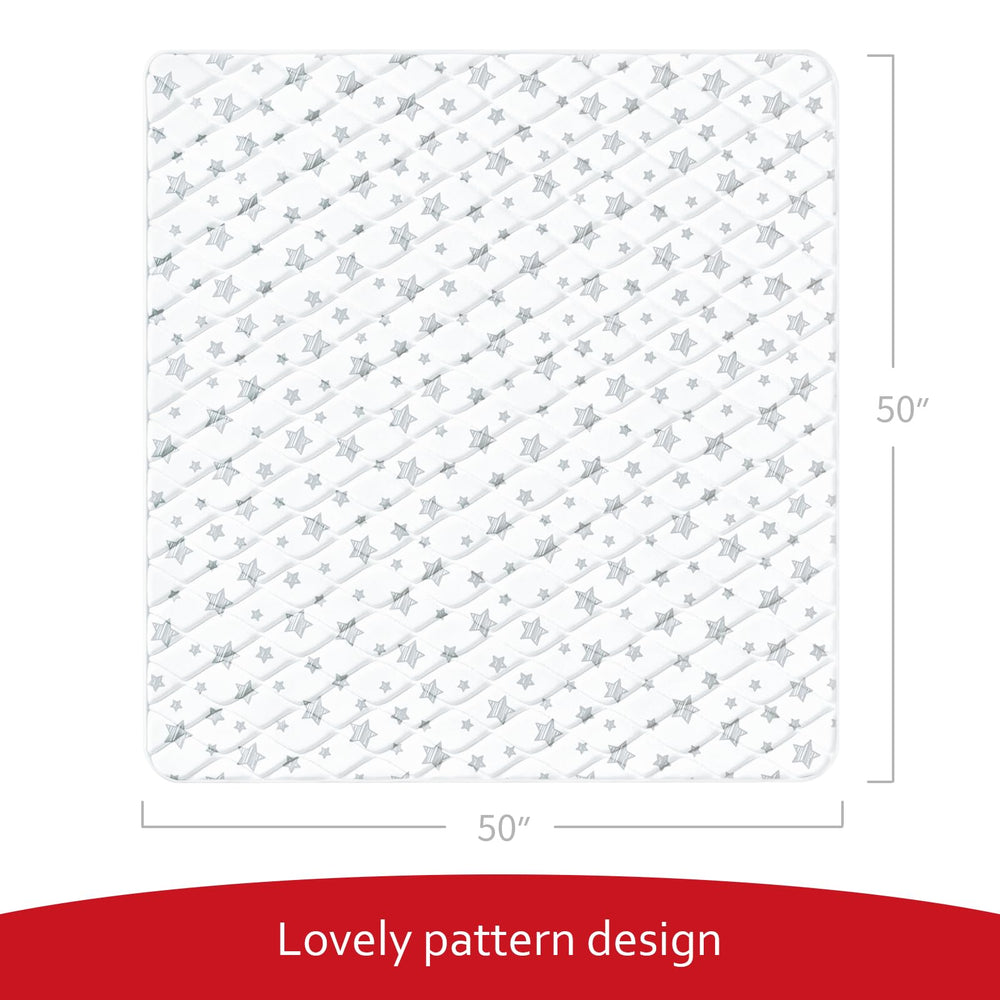 Moonsea non-slip backing keeps the mat securely in place