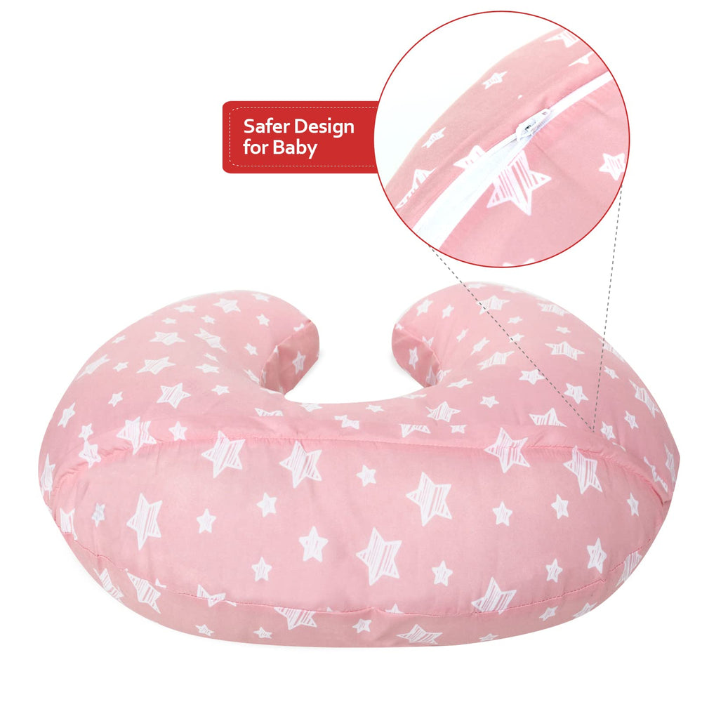 Moonsea nursing pillow cover fits 20x16 inch pillows for snug use