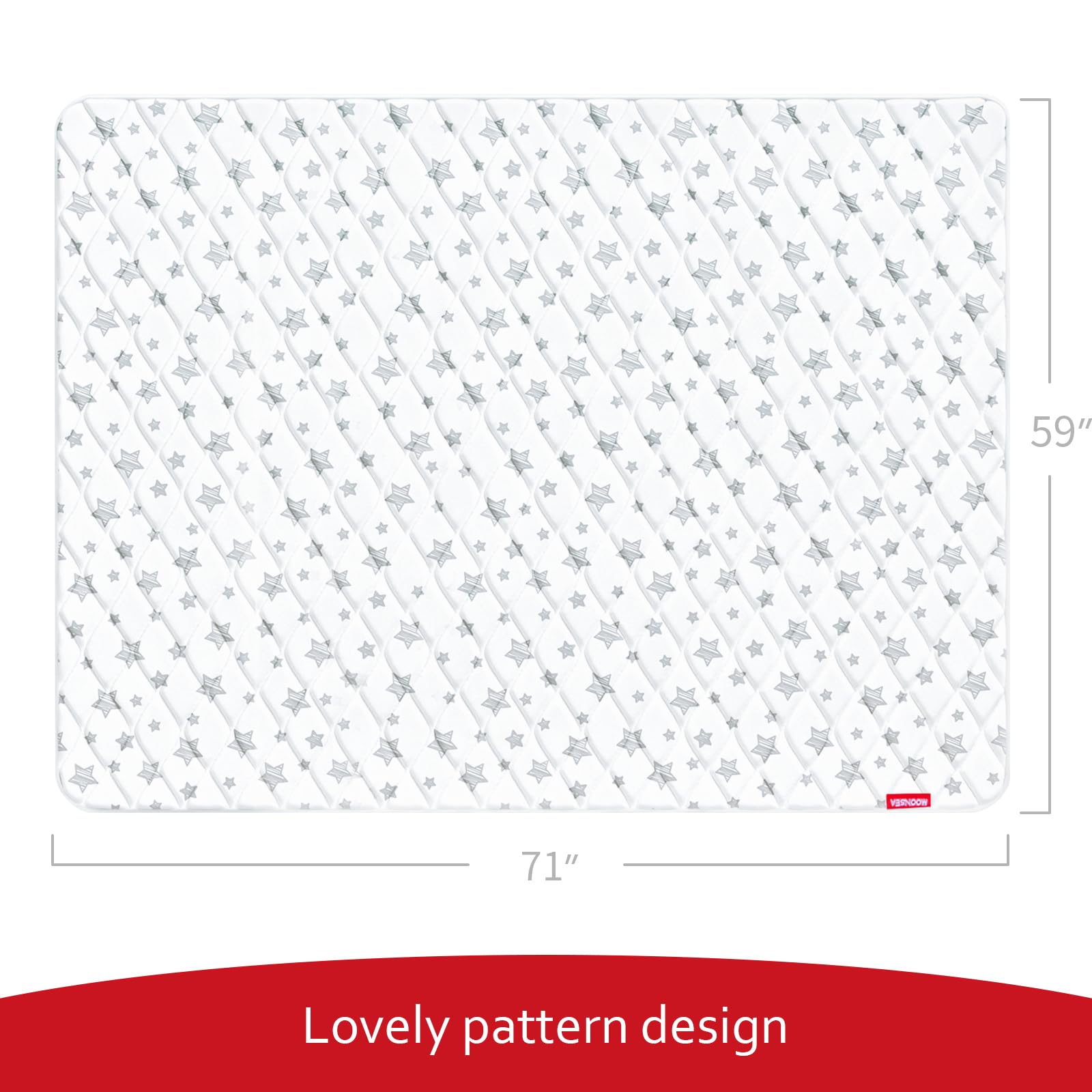 Moonsea single-piece design avoids puzzle assembly for quick setup.