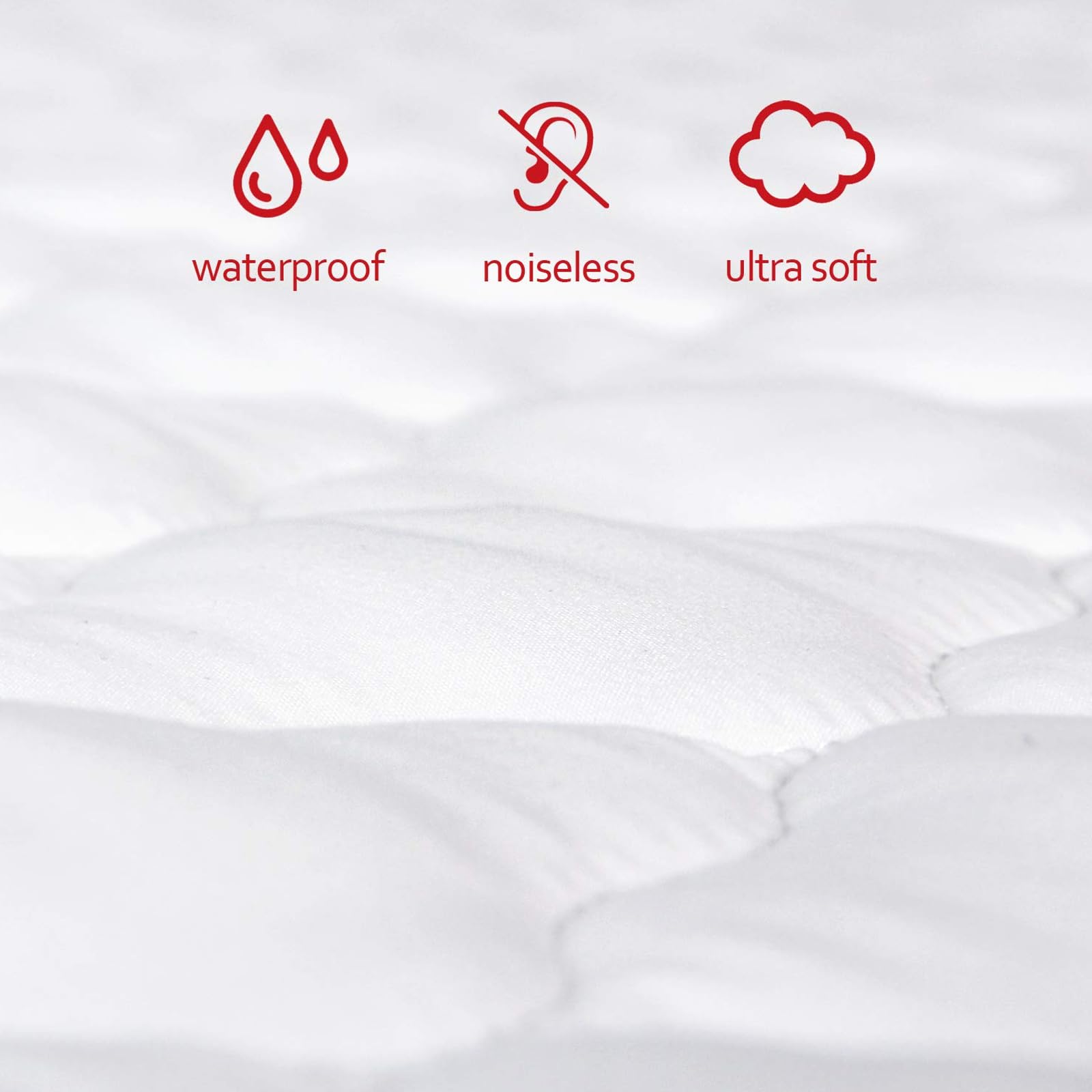 Moonsea quilted top provides gentle padding for nap and play sessions.