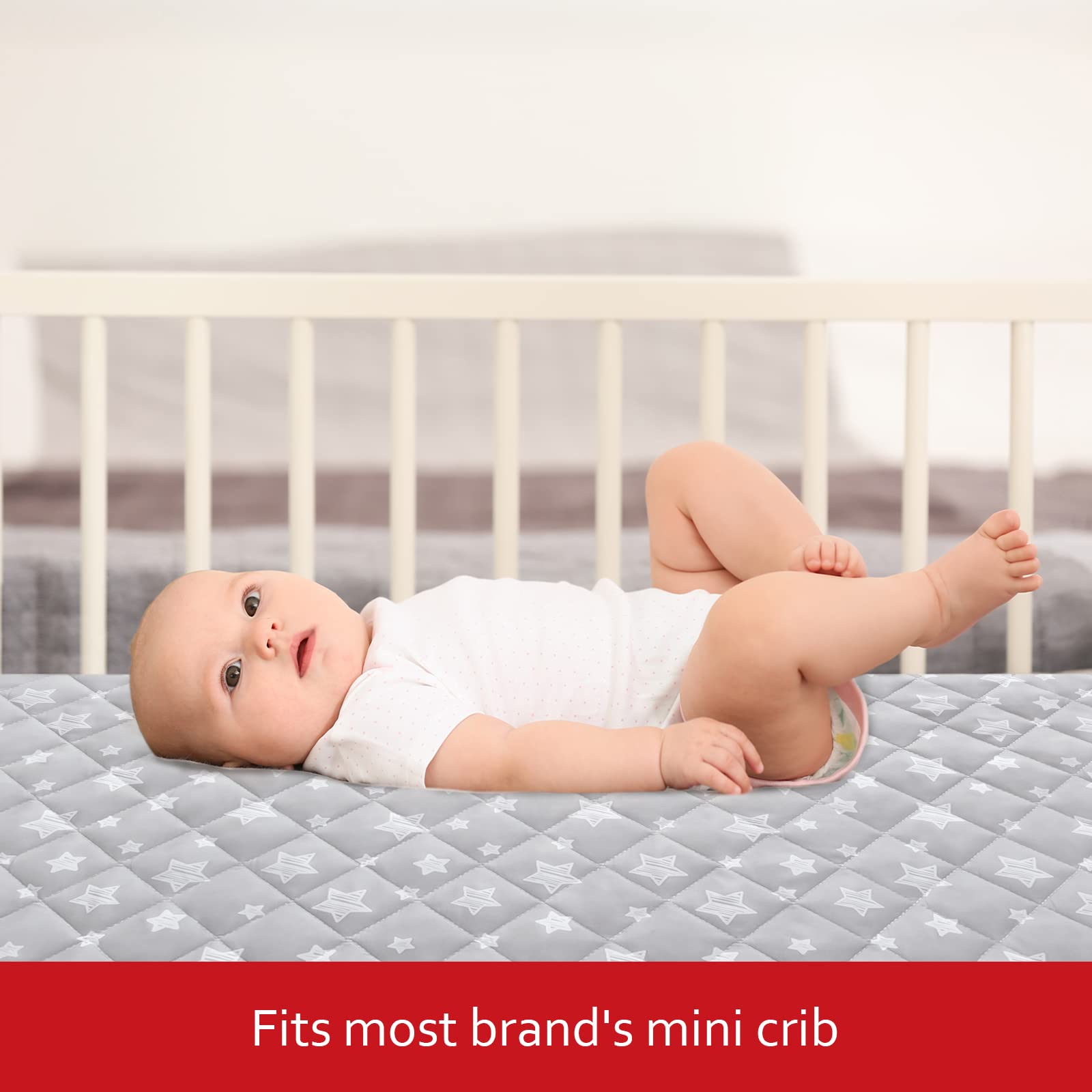 Moonsea fits Graco and other pack-n-play mattresses for versatile use.