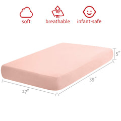 Moonsea 5-inch depth pocket keeps the mattress pad in place.