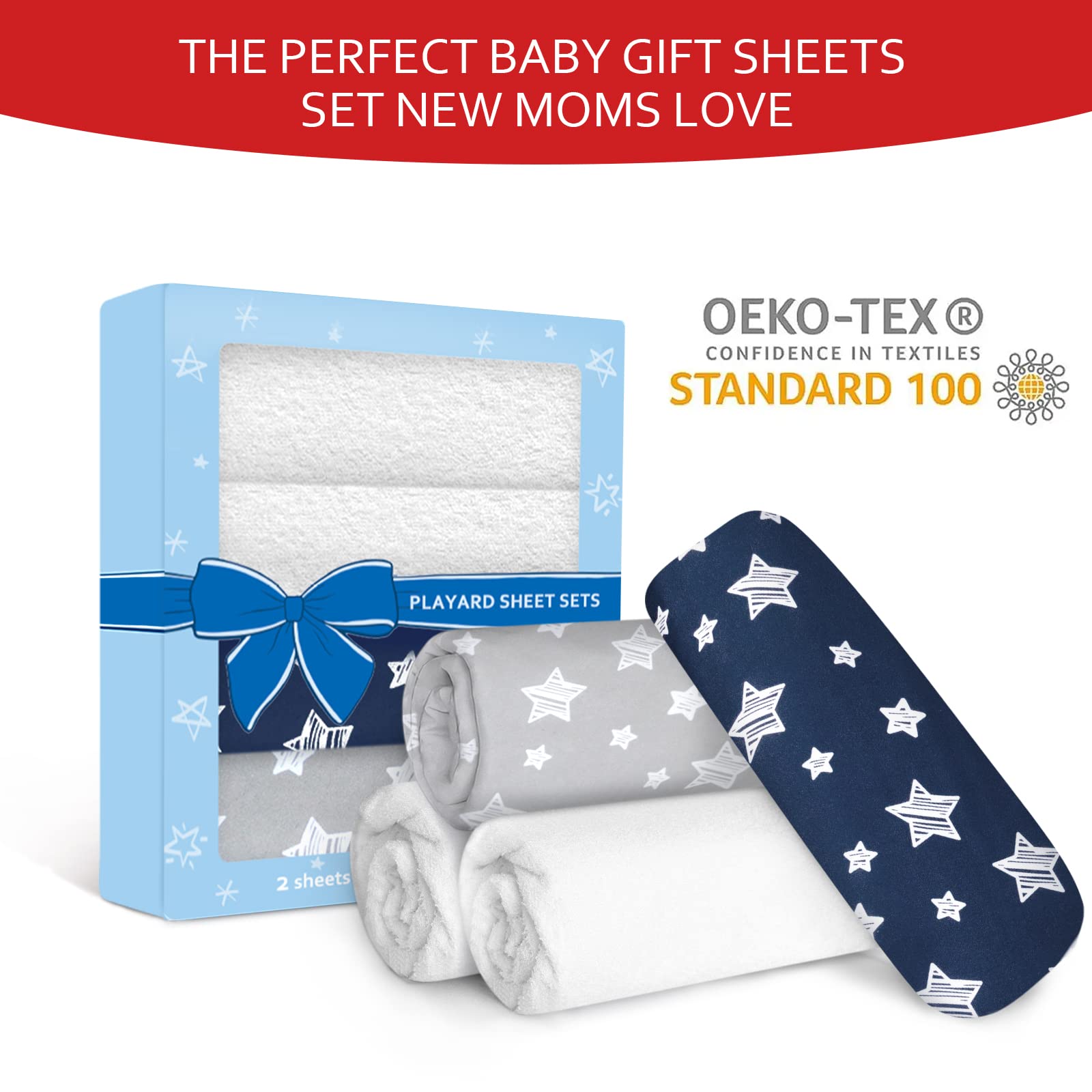 Moonsea Pack N Play Sheets breathable fabric for baby comfort