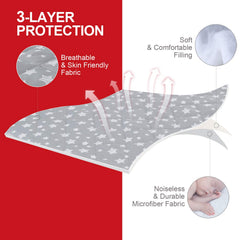 Moonsea Pack N Play sheets deep-pocket edge demonstrating secure fitted design
