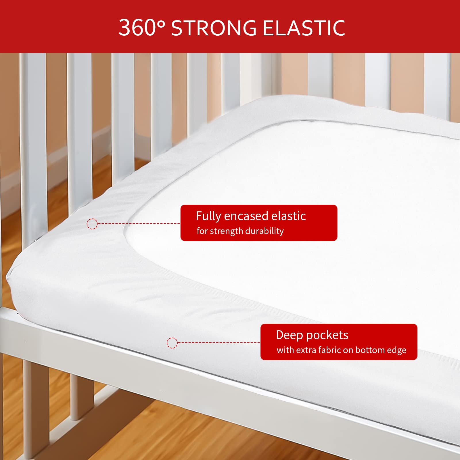 Moonsea Pack N Play sheets compatible with Graco Pack N Play models