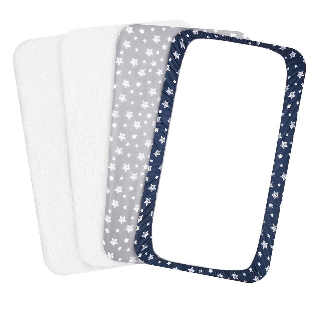 Moonsea Pack N Play Sheets machine washable fade resistant for easy care