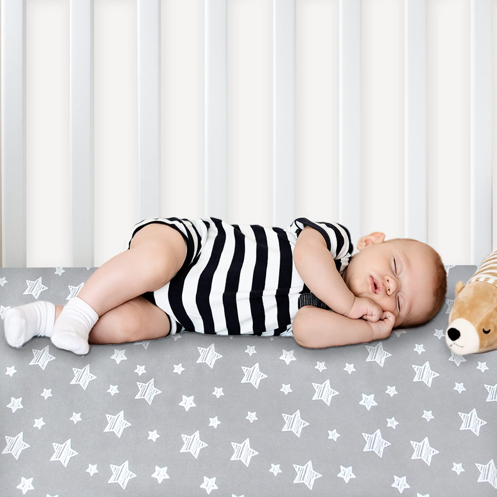 Moonsea soft, breathable microfiber material ready for baby sleep