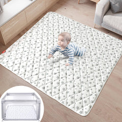 Moonsea premium foam baby play mat 50x50 offering soft cushioning for crawlers