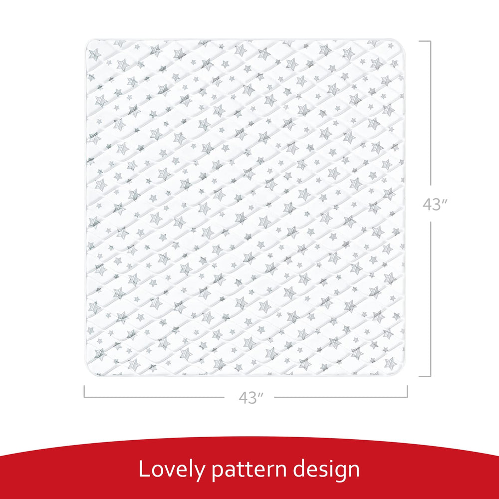 Moonsea Premium Foam Baby Play Mat showcases a durable, one-piece construction.