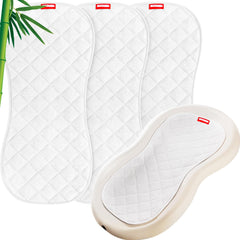 Moonsea quilted thicker changing pad liner top view for reliable absorption and warmth