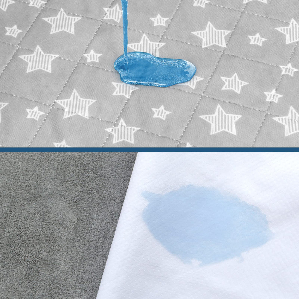 Moonsea quilted top layer close-up shows a soft, comfortable surface.