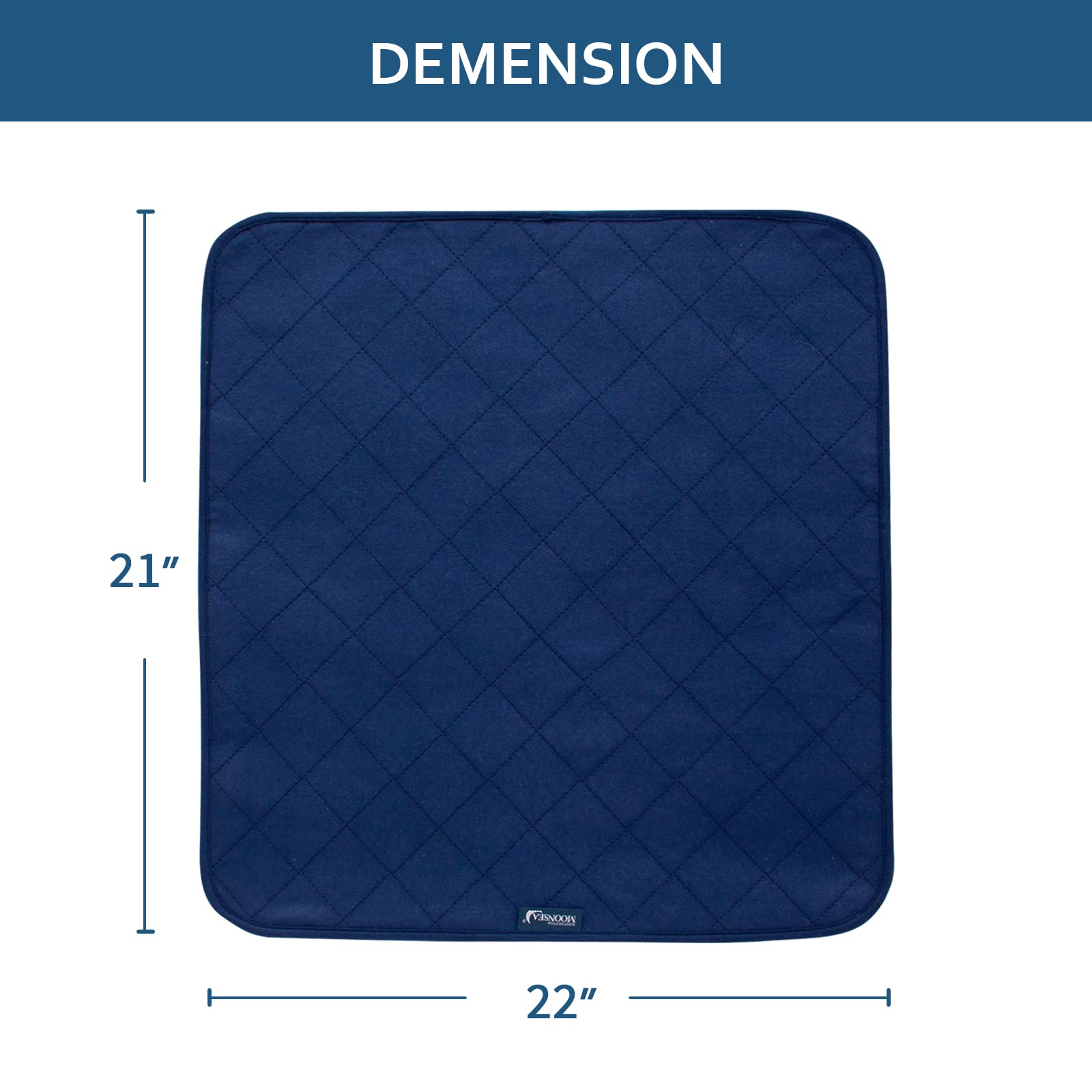 Moonsea reusable seat pad suitable for wheelchairs, sofas, and chairs