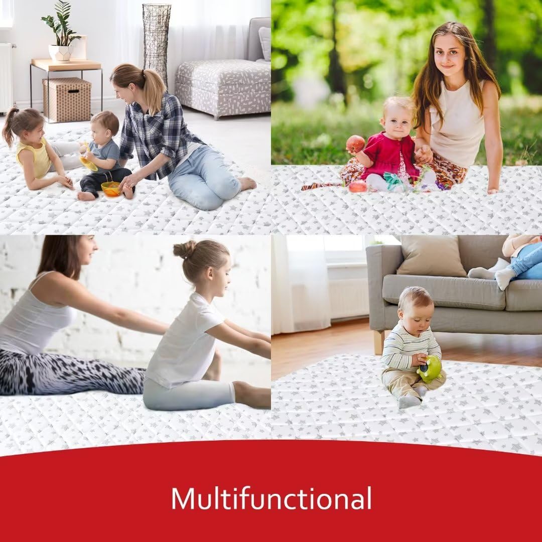 Moonsea baby floor mat offers a safe, soft surface for exploration.