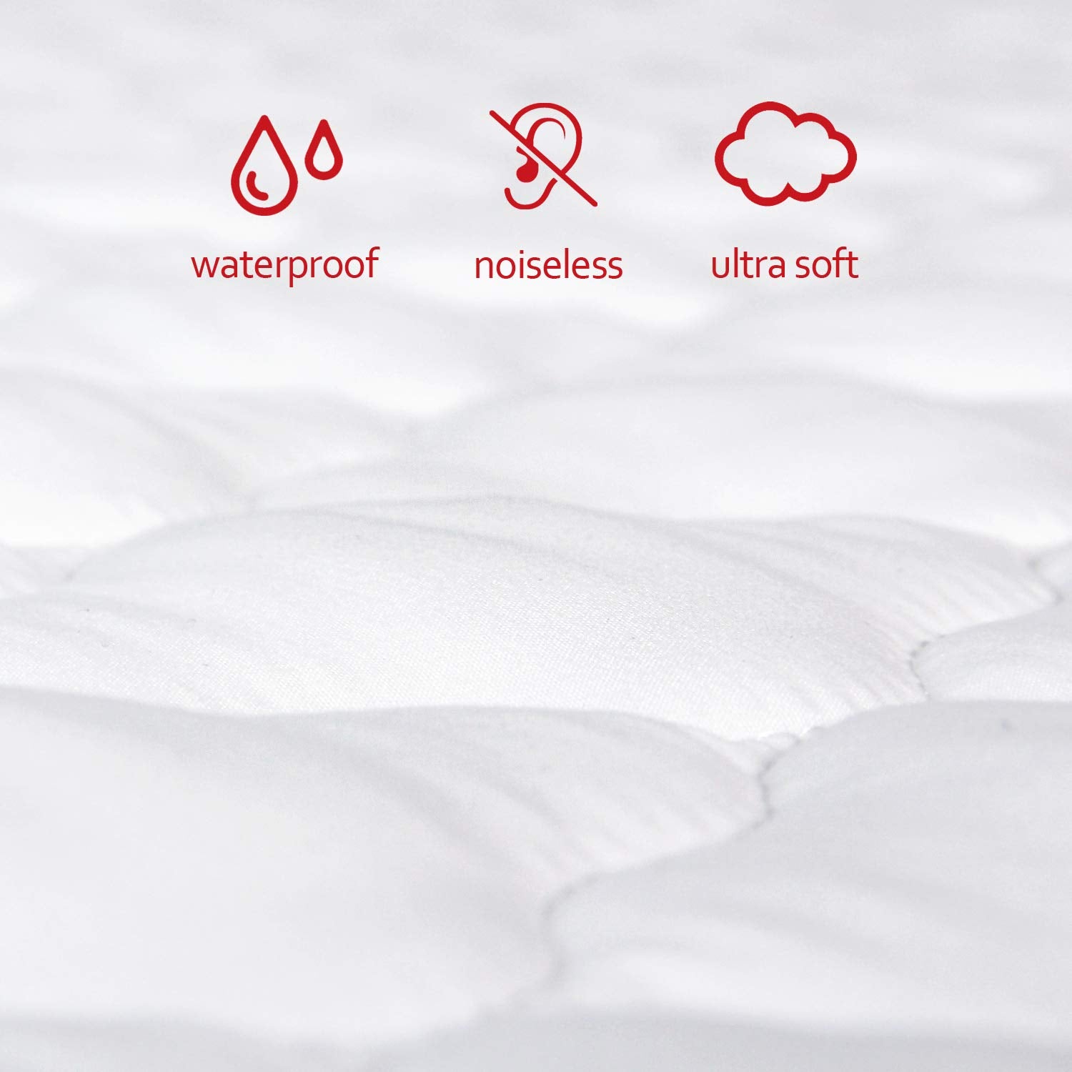 Moonsea soft quilted top fabric cushions baby with quiet comfort.