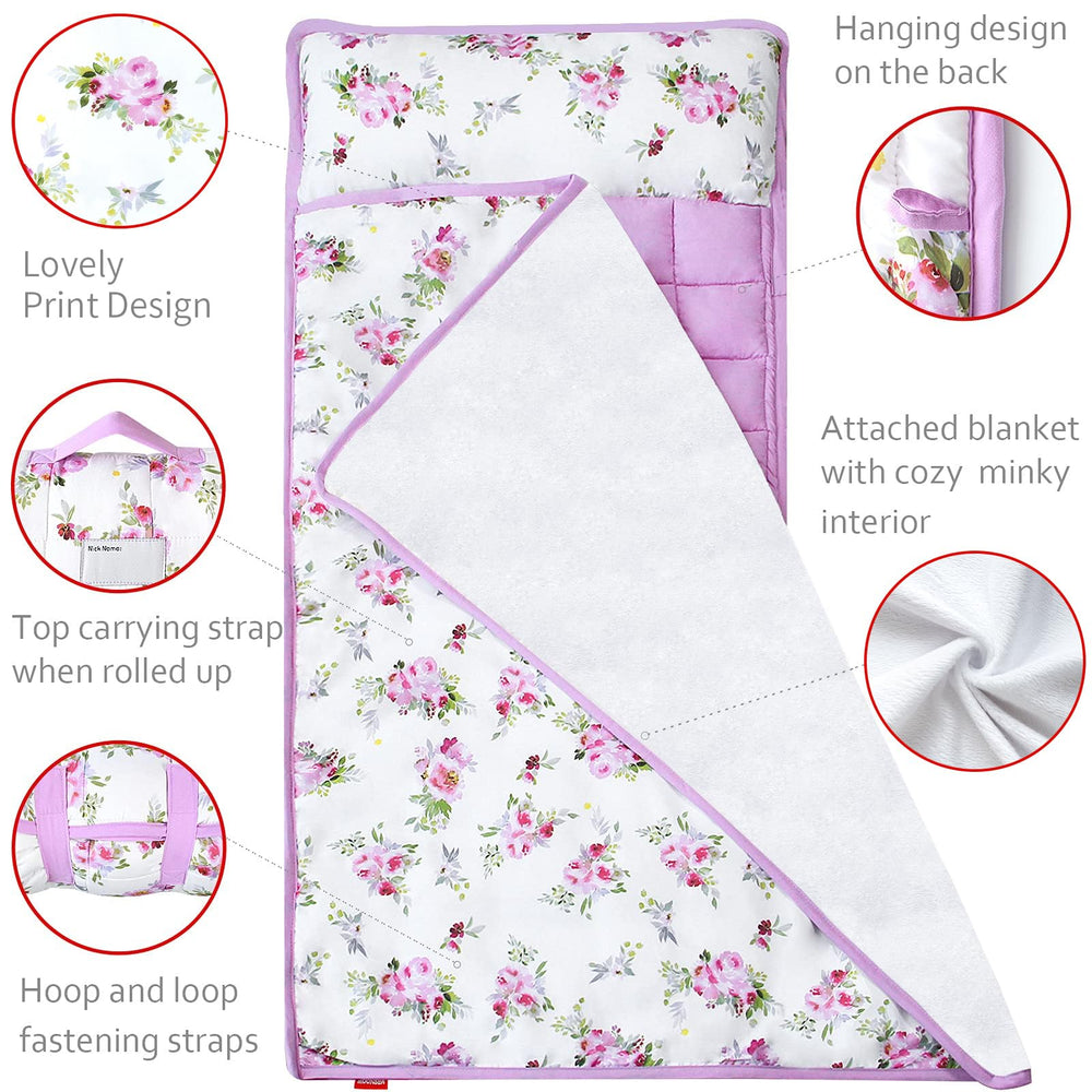 Moonsea nap mat roll-and-carry strap demonstrates travel-ready convenience