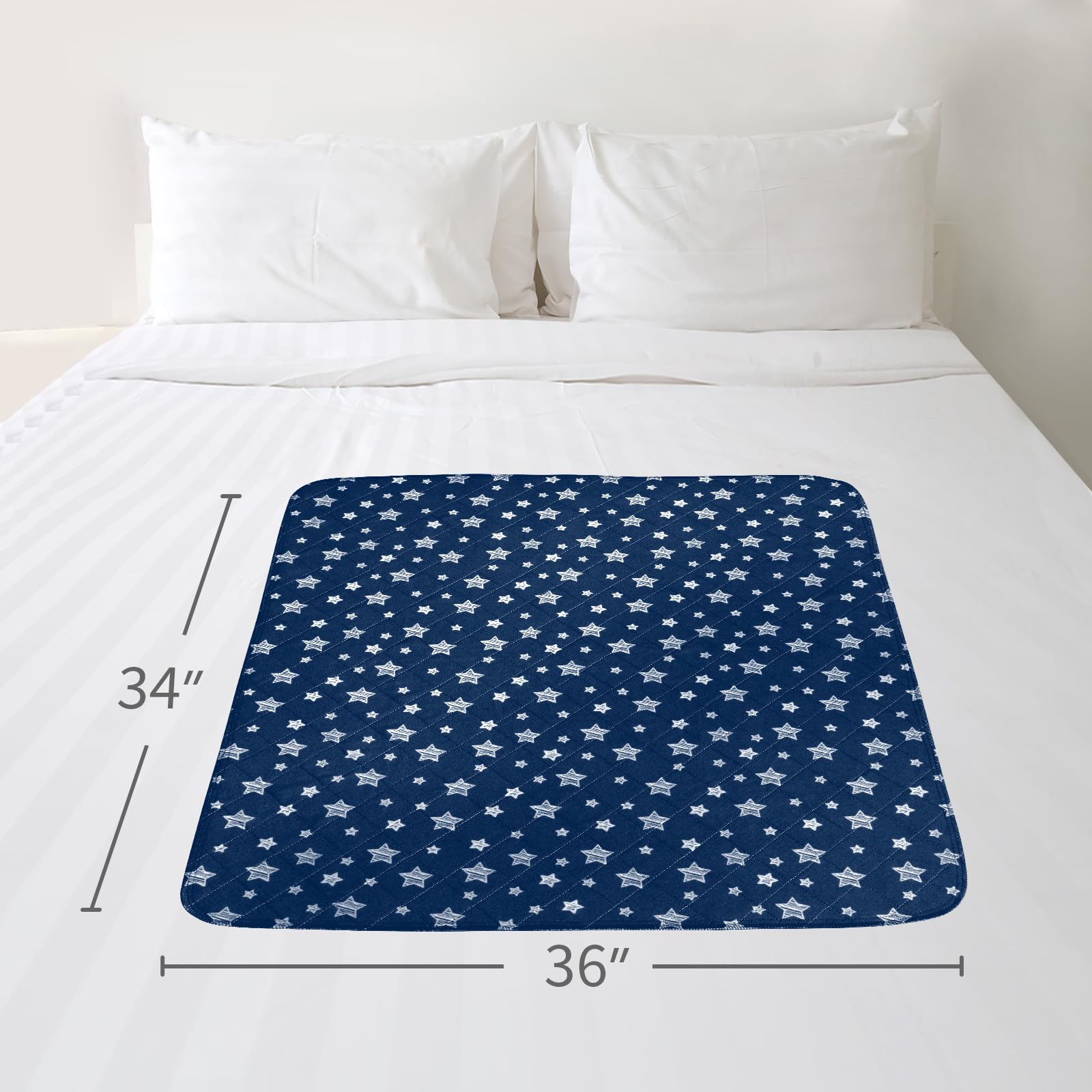 Moonsea washable bed pad is reusable and long-lasting