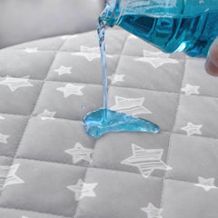 Moonsea waterproof back layer protects the mattress from spills.