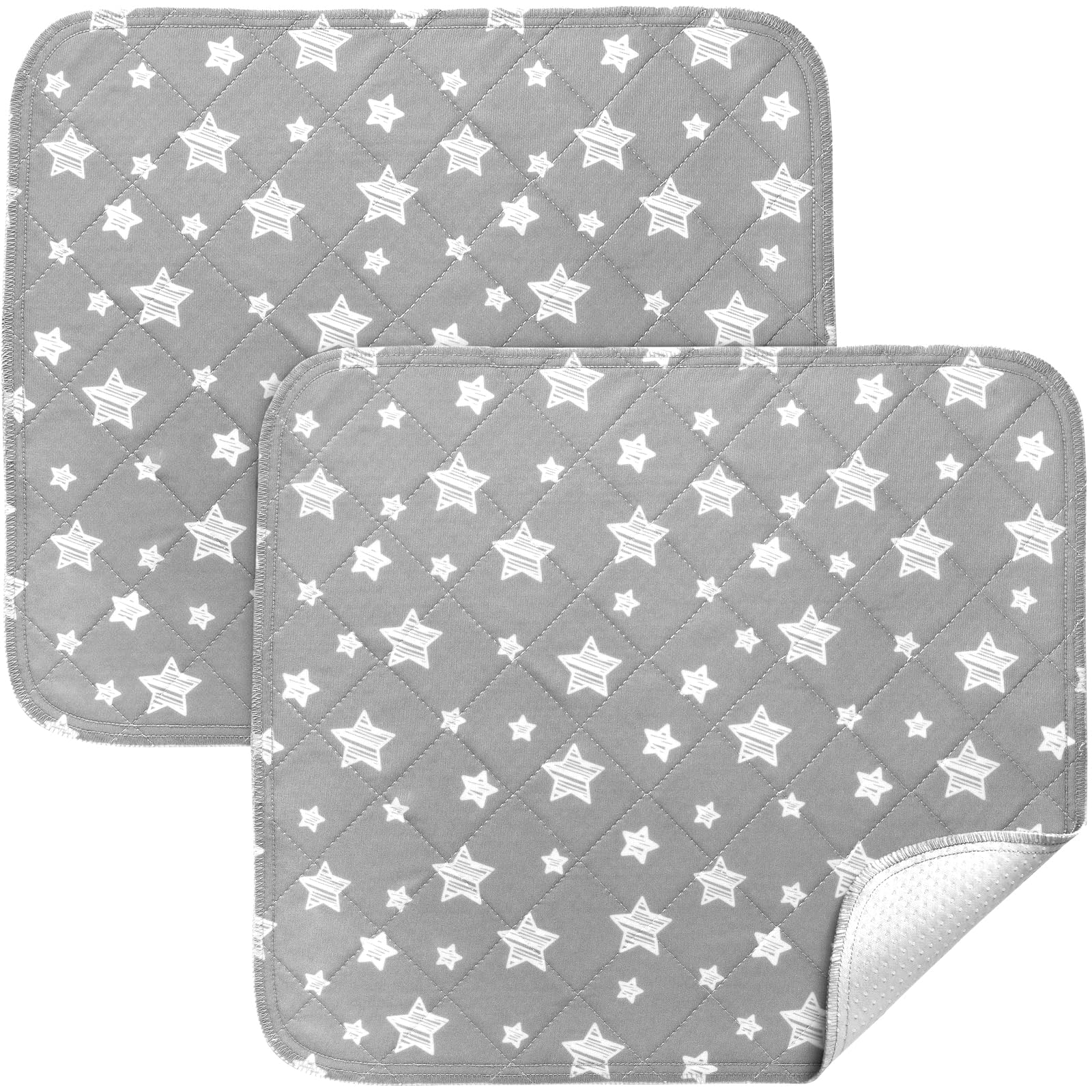 Moonsea waterproof bed pad 18x16 inches in a two-pack for reliable incontinence protection