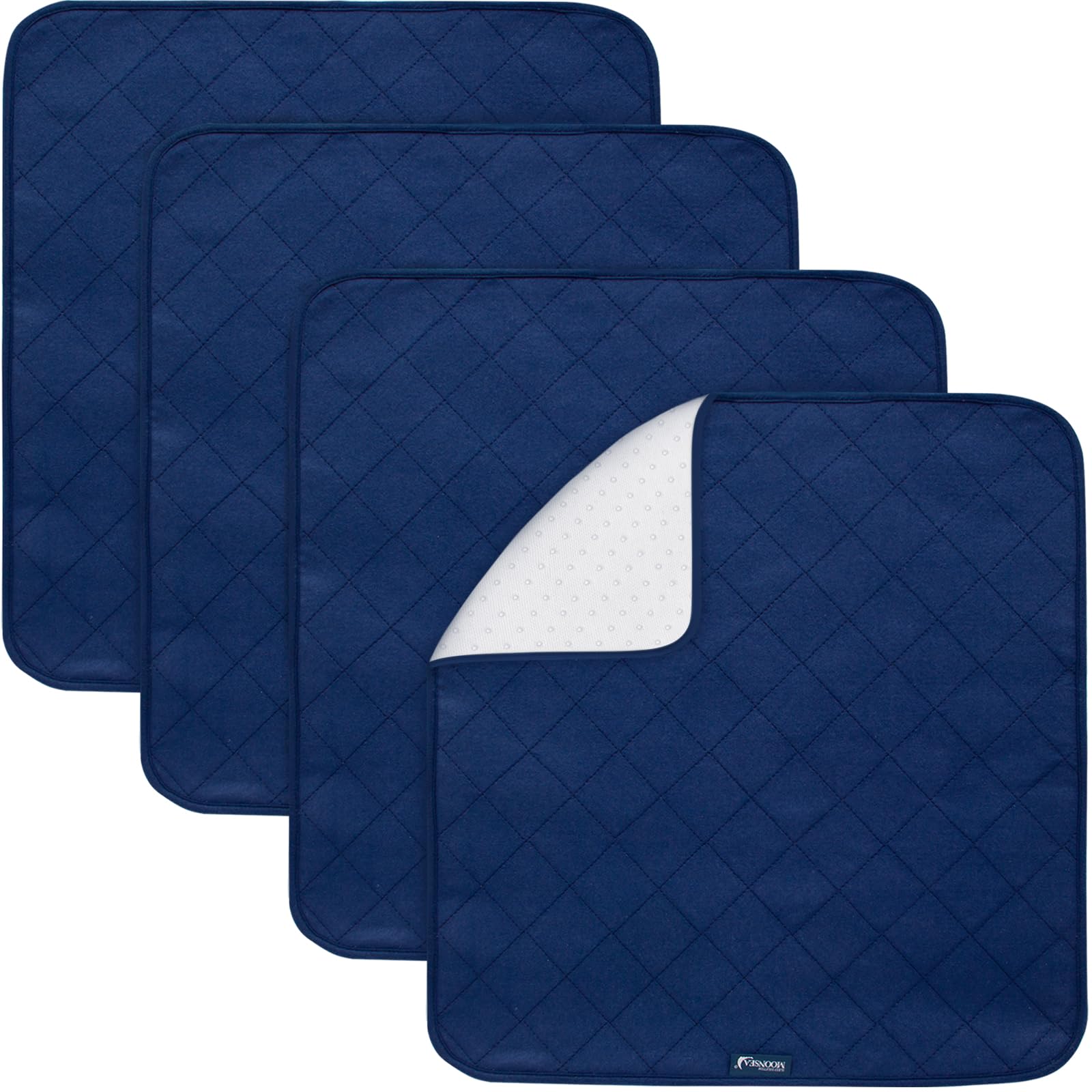Moonsea waterproof chair pad navy 22x21 protects seating from moisture