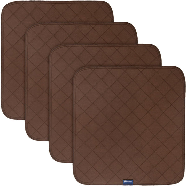 Moonsea waterproof chair pad top view, quilted softness for comfortable absorption.