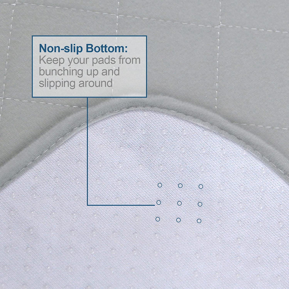 Moonsea mattress pad four-layer structure with soft top for comfort.