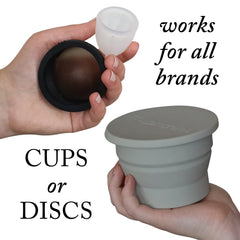 MOONTHLIES travel wash case with compact design saves space for travel.