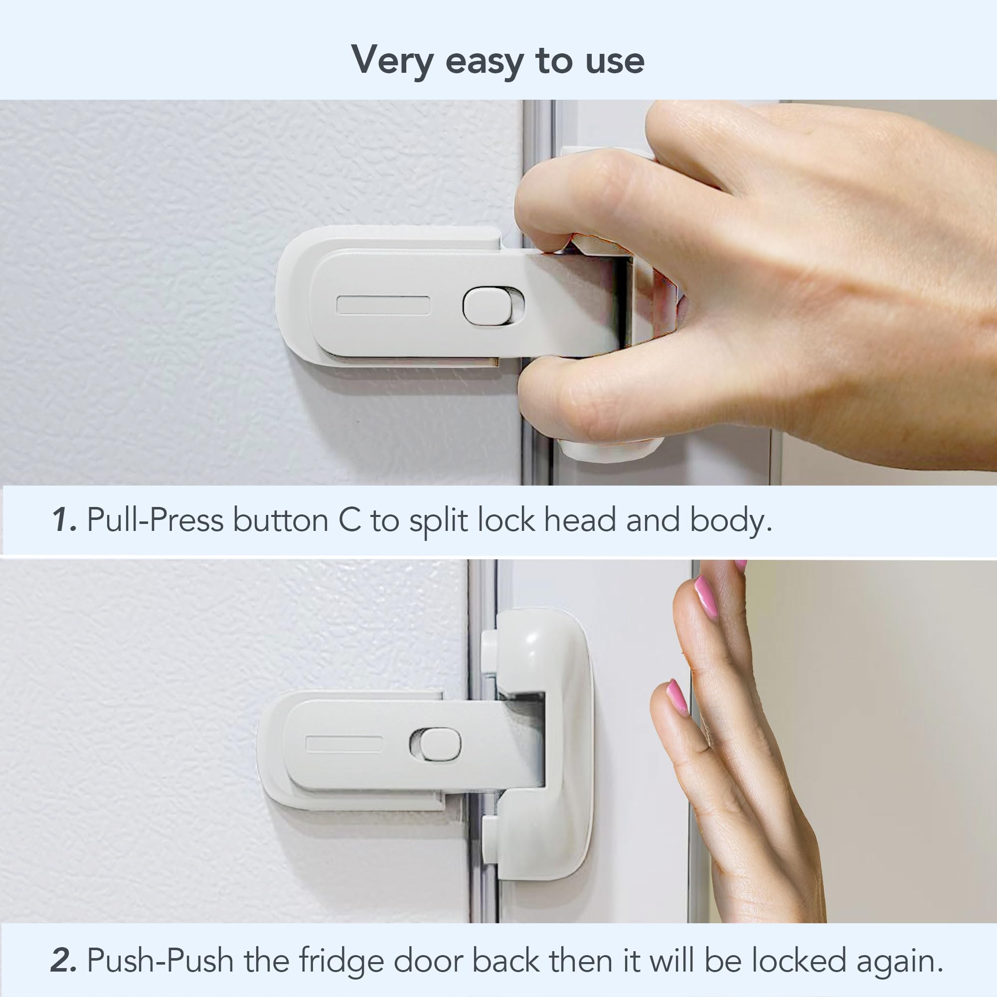 Moonybaby adhesive tape installation enables tool-free setup