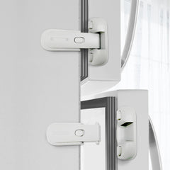 Moonybaby freezer latch close keeps freezer secure and child-safe