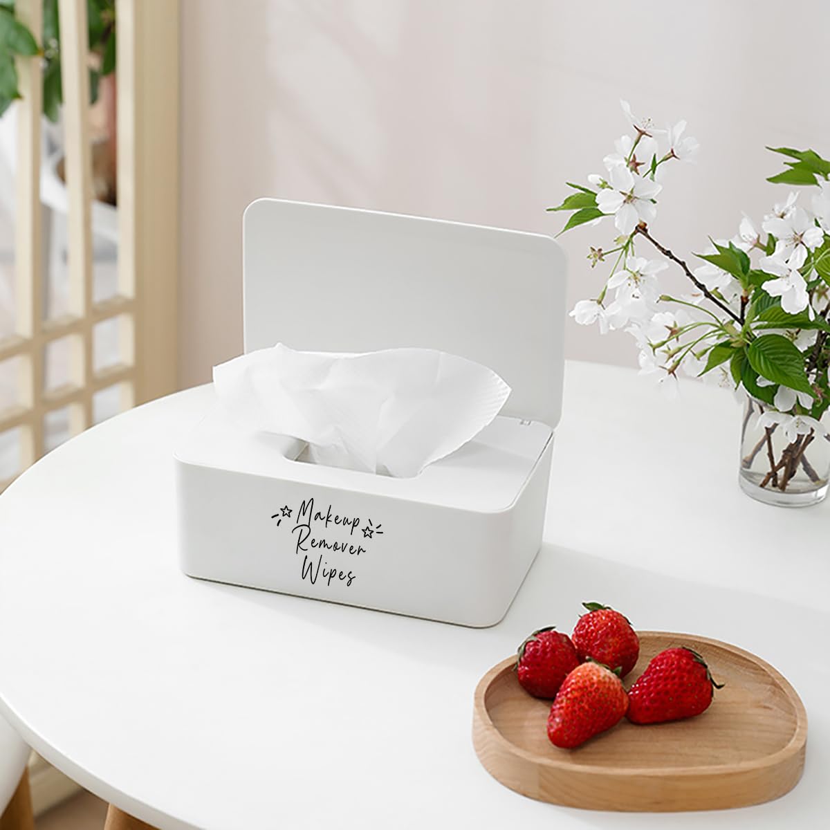 Moorfowl dispenser easy to refill for ready to use wipes.