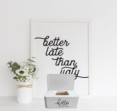 Moorfowl Hello Sweet Cheeks quotes bring humor while keeping wipes accessible