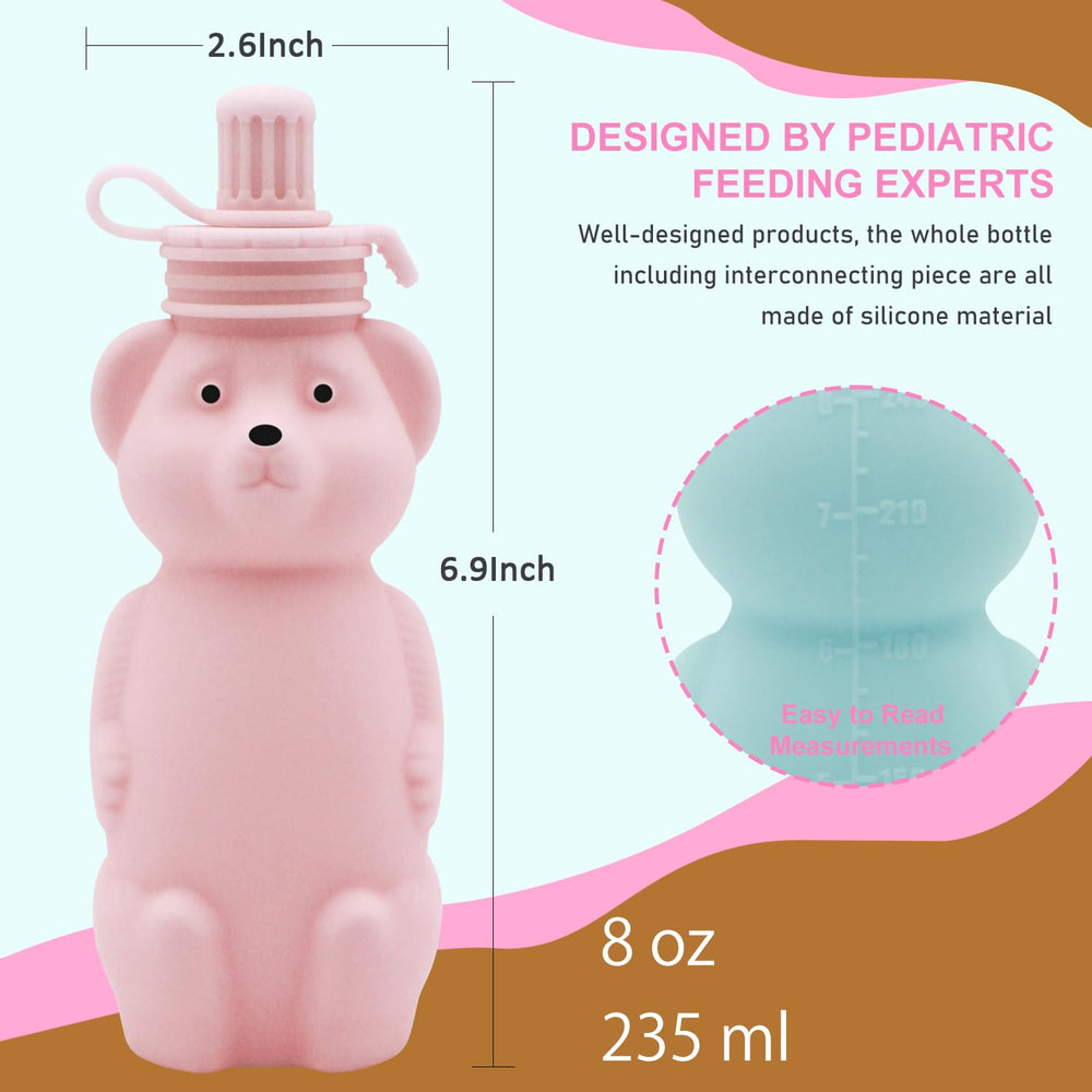 Mootikar 8-ounce capacity with measurement marks for progress tracking.