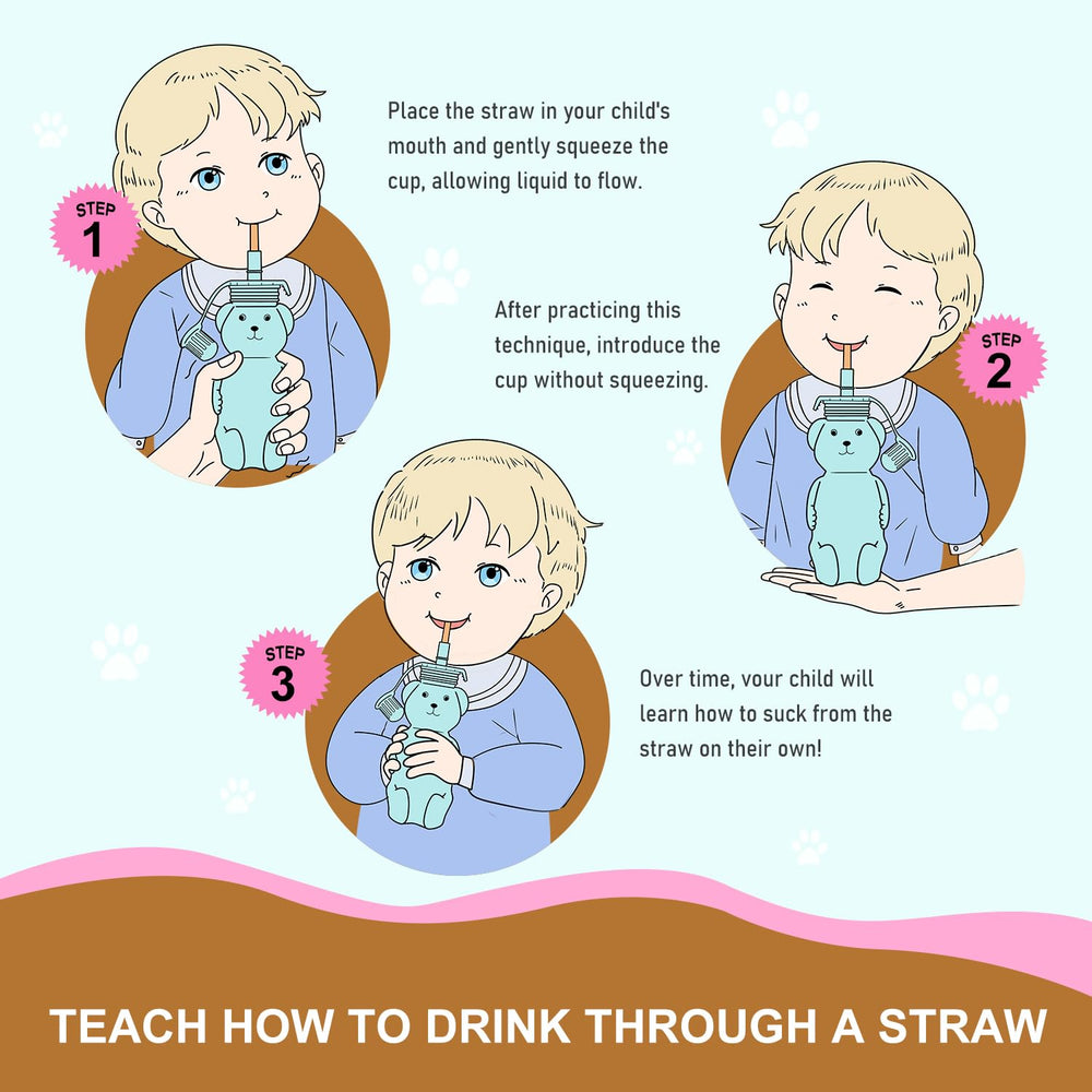 Mootikar BPA-free silicone design protects gums during sipping and teething.