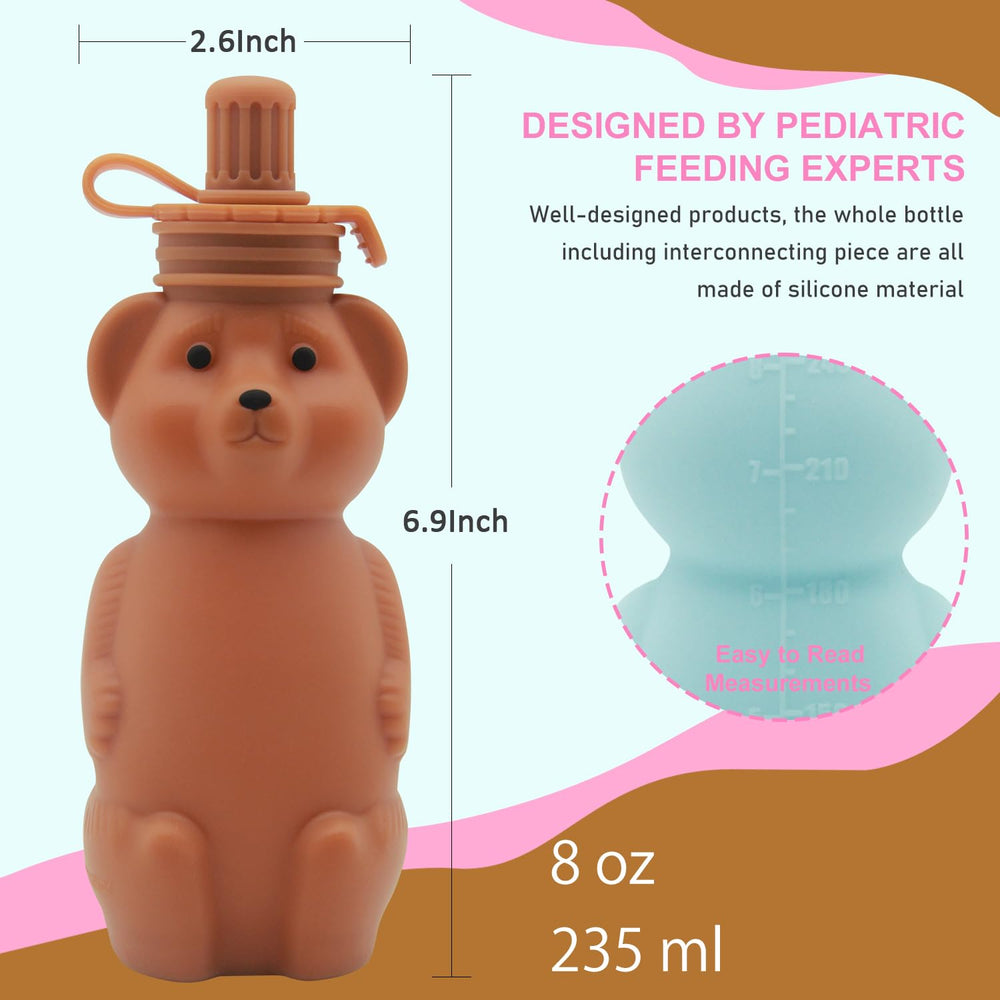 Dishwasher-safe Mootikar Honey Bear cup for quick cleanup after meals
