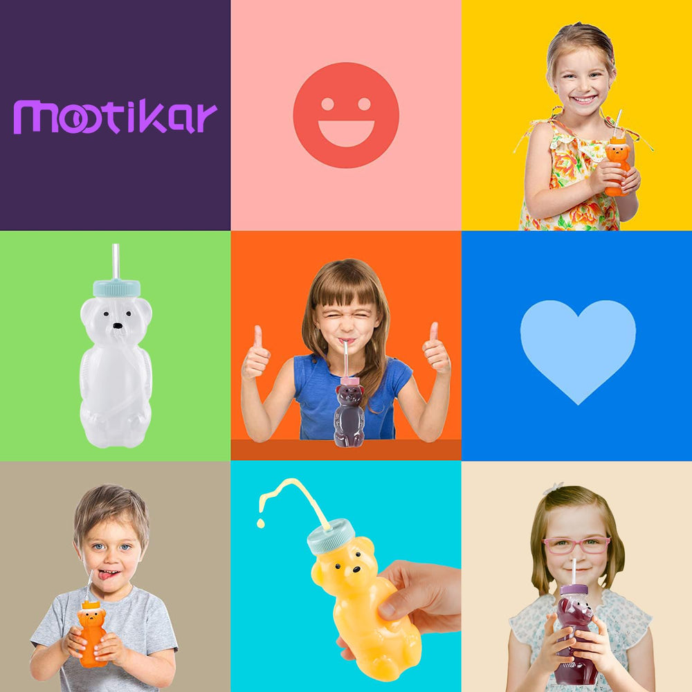 Mootikar two-pack set provides durable kid friendly drinking bottles for daily use