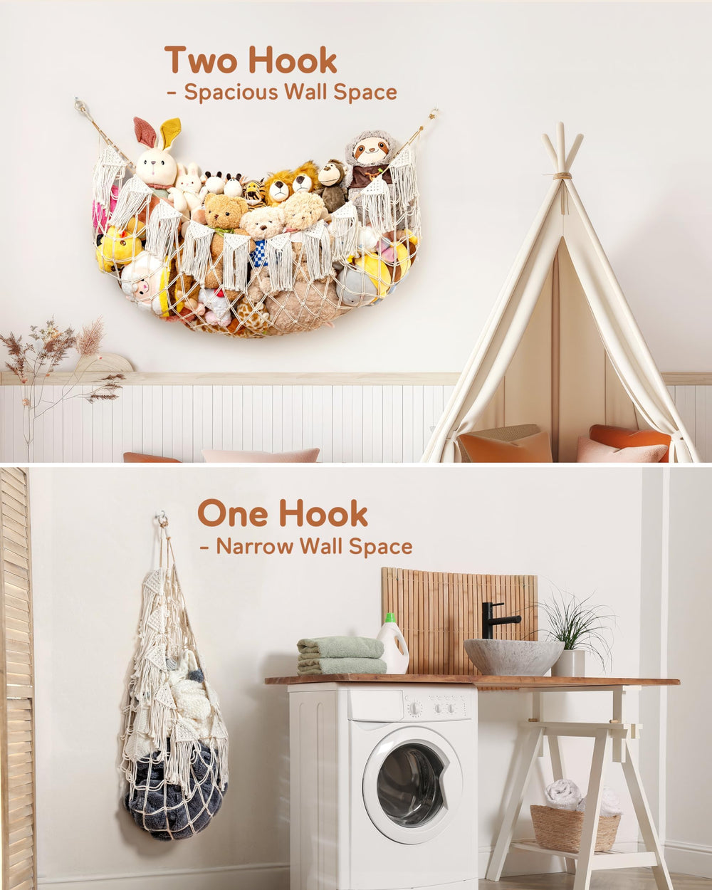 MORCCO easy-installation hardware bundle speeds up setup in any room.