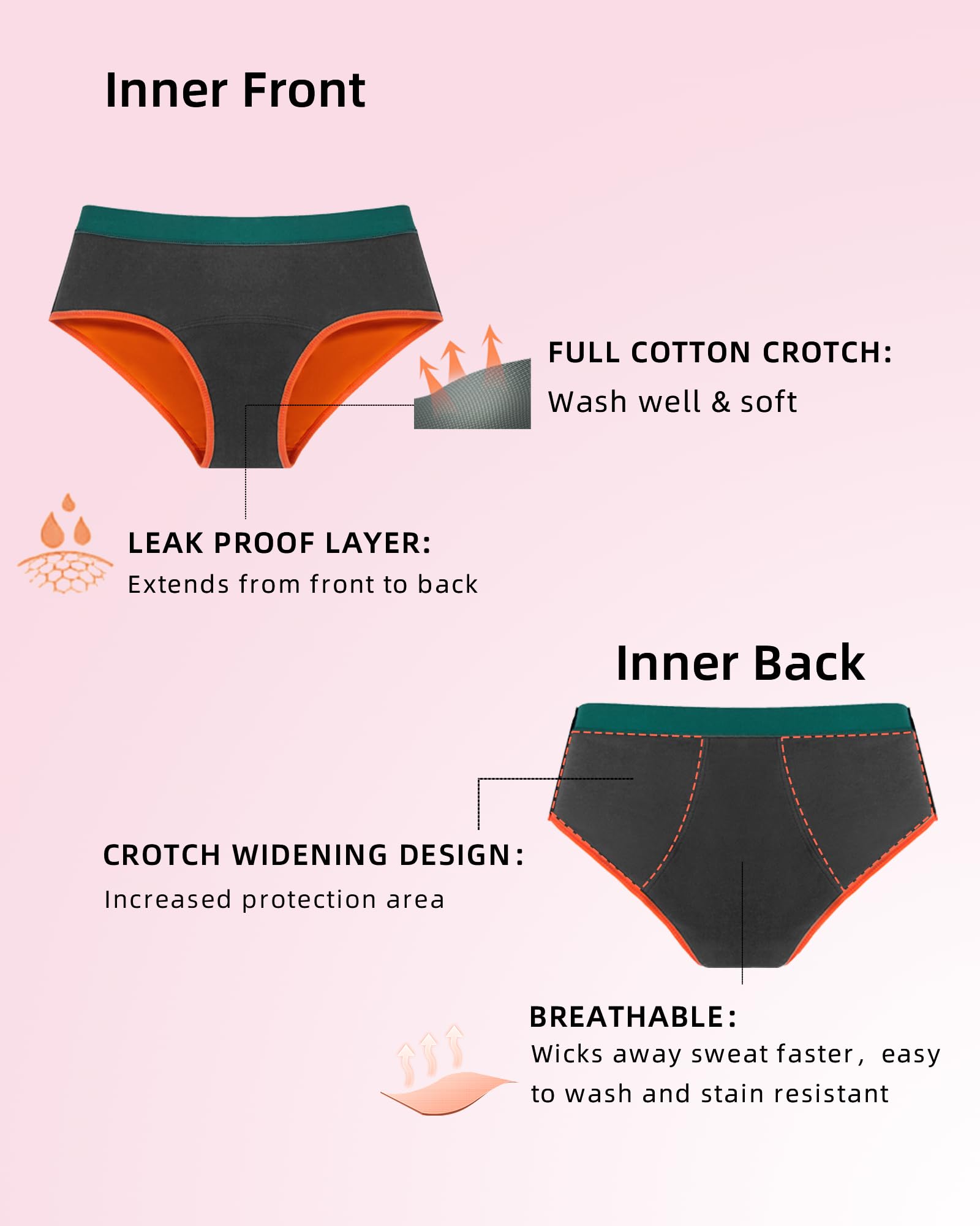 Mordlanka-teen-period-underwear side profile highlighting comfortable fit