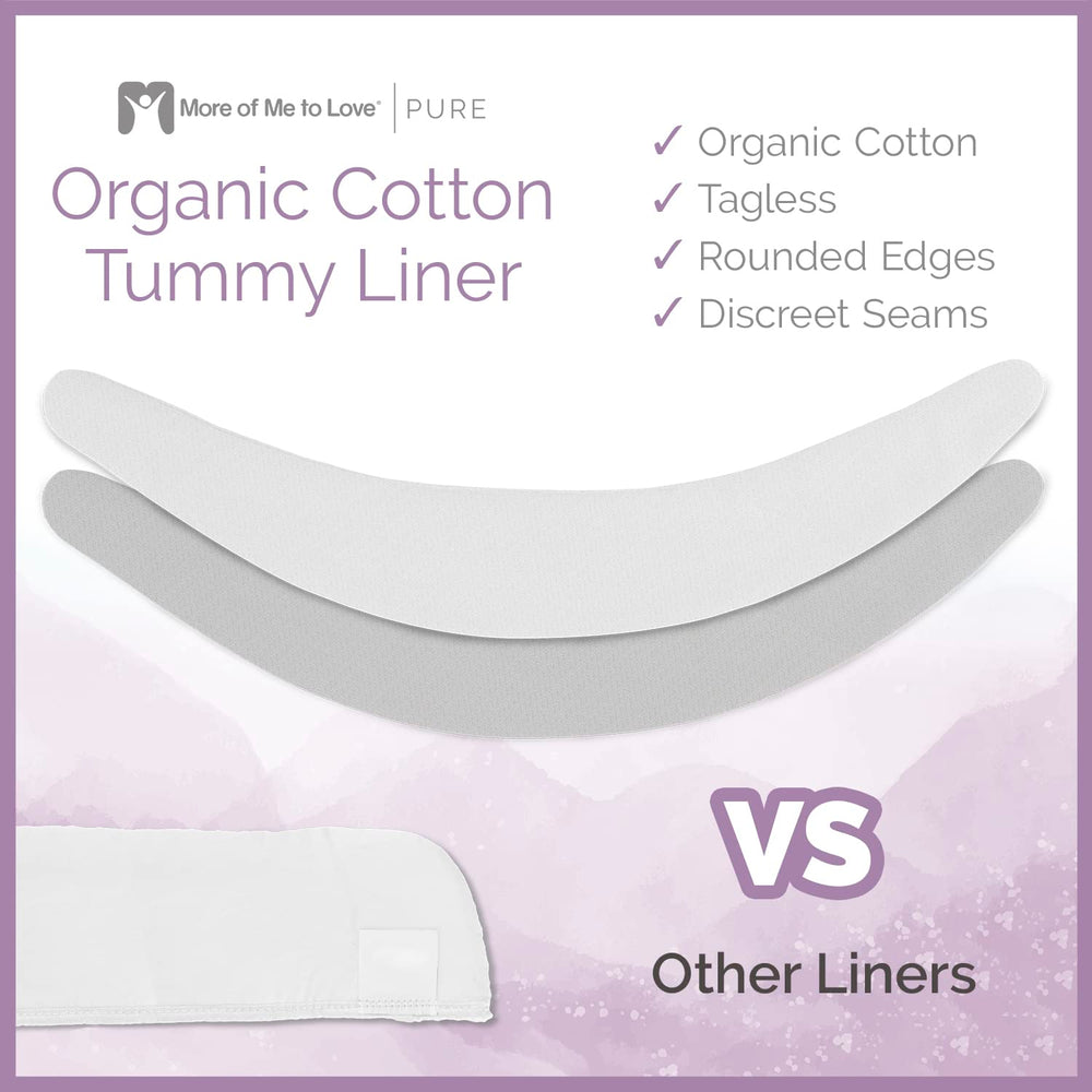 Reusable bag packaging for More of Me to Love liners supports travel and reduced waste.