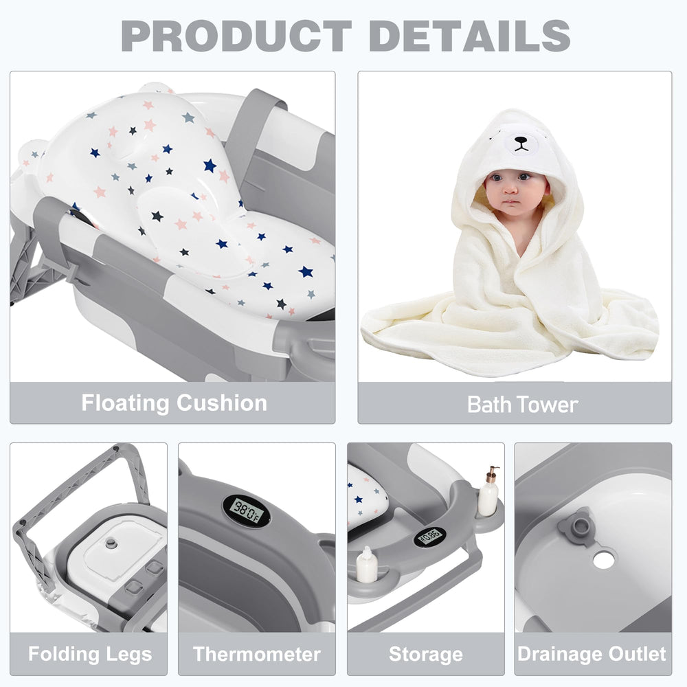 MoreFeel floating cushion provides gentle spine support during baths.