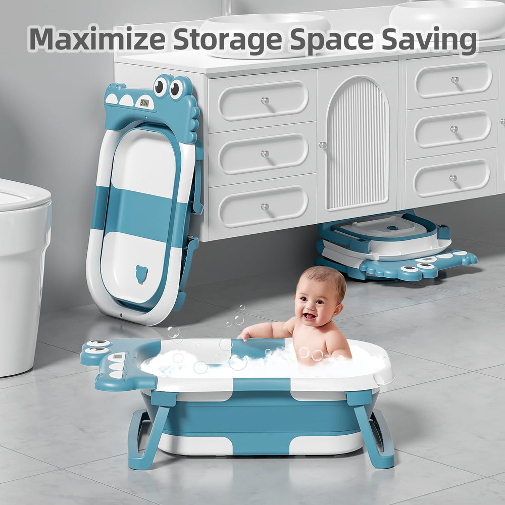 MoreFeel foldable tub with premium PP+TPE for durable, skin-friendly use